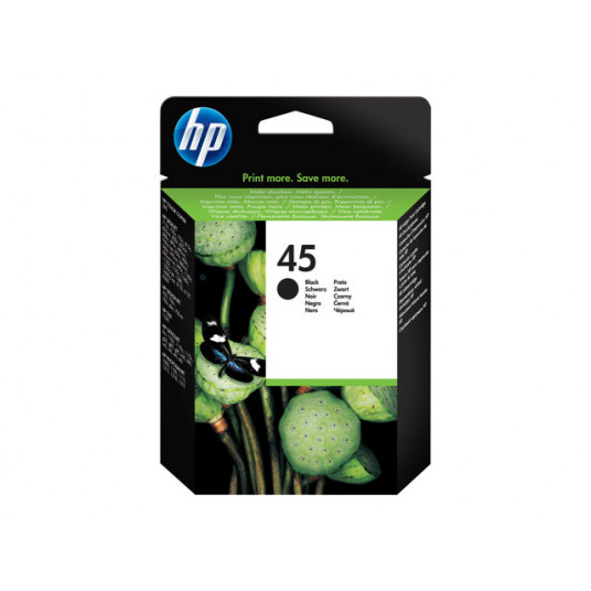 HP 45 tinte melna liela