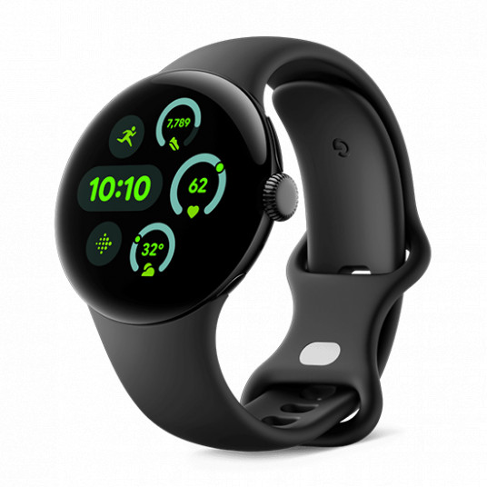 Viedpulkstenis Google Pixel Watch 3 Obsidian Black