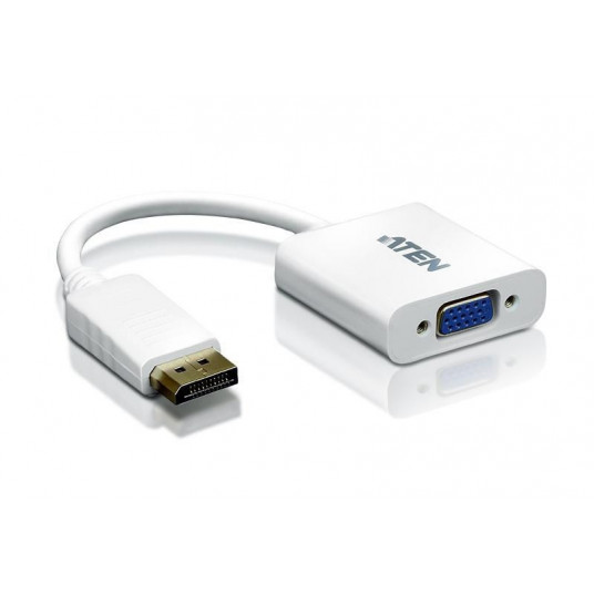 ATEN VC925-AT video kabeļa adapteris DisplayPort VGA (D-Sub) Balts