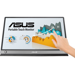 ASUS ZenScreen Touch MB16AMT 15.6" 16:9 Multi-Touch IPS Monitor with smartcase