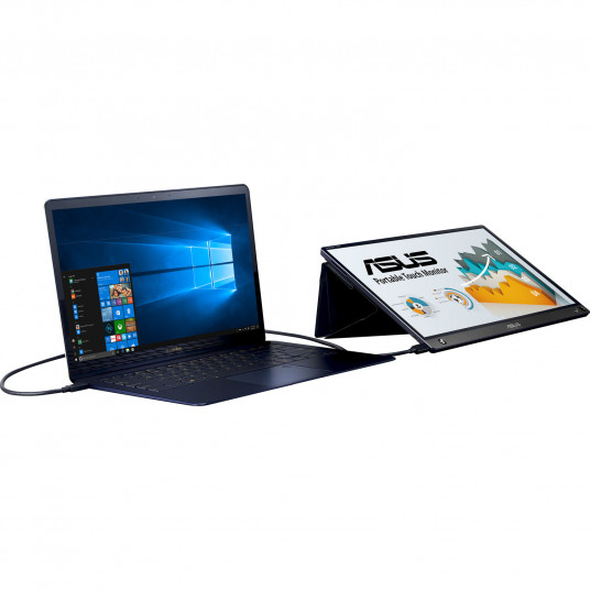 ASUS ZenScreen Touch MB16AMT 15.6" 16:9 Multi-Touch IPS Monitor with smartcase