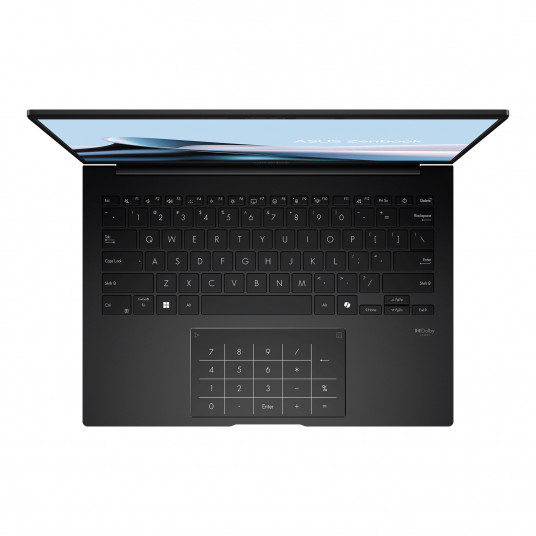Asus Zenbook 14 UM3406HA-QD144W | Jade Black | 14" | OLED | WUXGA | 1920 x 1200 pikseļu | spīdīgs | AMD Ryzen 7 | 8840HS | 16 GB | LPDDR5X | 1000 GB cietā diska ietilpība | AMD Radeon Graphics | Windows 11 Home | 802.11ax | Bluetooth versija 5.3 | atslēga