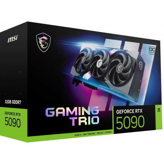 Grafiskā karte. MSI RTX 5090 32G GAMING TRIO OC