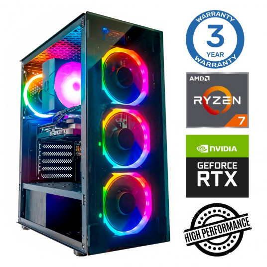 INTOP Ryzen 7 5700X 16GB 500SSD M.2 NVME RTX3060 12GB no-OS