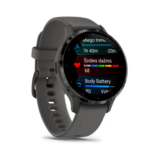 Viedais pulkstenis Garmin Venu 3S Black 010-02785-00