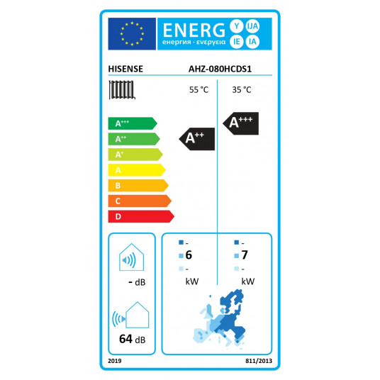 Hisense Hi-Therma Mono 8 kw siltumsūknis, AHZ-080HCDS1