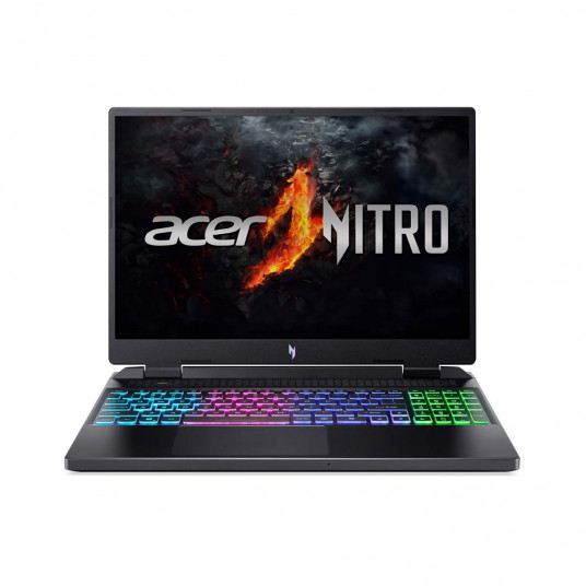 Acer Nitro 16 (AN16-42-R20P) Spēļu 16" WUXGA, IPS, 165 Hz, Ryzen R7-8845HS, 16 TOPS, 16 GB RAM, 1 TB SSD, RTX 4050, Windows 11