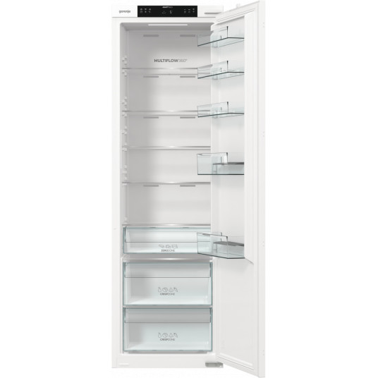 Gorenje Refrigerator | RI517E41WF | Energy efficiency class E | Built-in | Larder | Height 177.2 cm | Fridge net capacity 300 L | Display | 35 dB | White