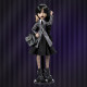 "Monster High X Wednesday Wednesday" lelle melnā kleitā
