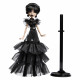 "Monster High X Wednesday Wednesday" lelle melnā kleitā