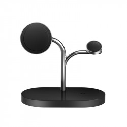 Samsung Wireless Magnetic Charger 3-in-1 -langaton latausalusta, musta