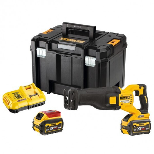 DEWALT DCS389X2-QW Scroll Saw 3000 spm melns, dzeltens