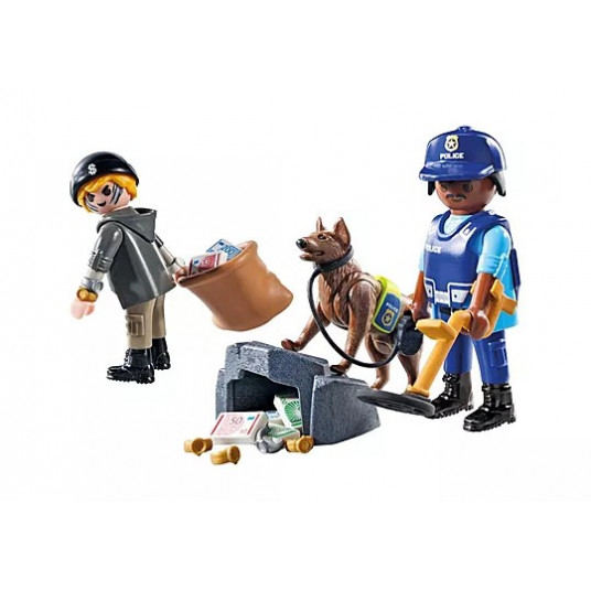 Action Heroes 71731 Police Search with dog