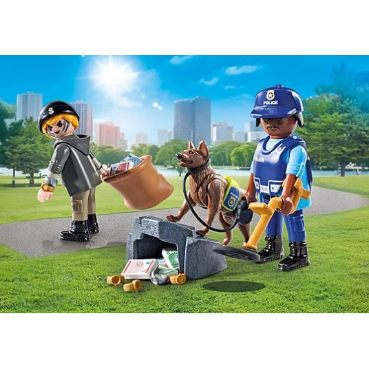 Action Heroes 71731 Police Search with dog