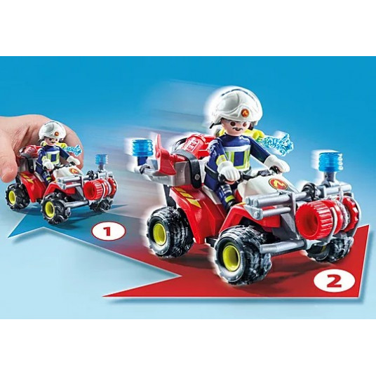 Action Heroes 71825 Firefighting Quad