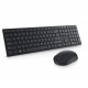 Dell Pro Keyboard and Mouse (RTL BOX)  KM5221W Wireless, Wireless (2.4 GHz), Batteries included, Russian (QWERTY), Black