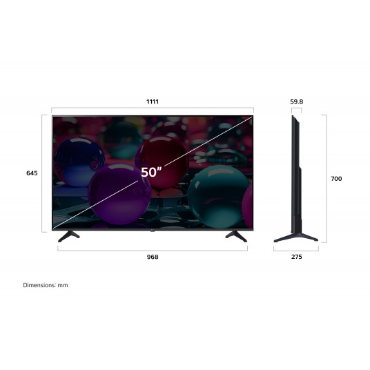 Televīzija LG 50UA73003LA UHD 50" Smart