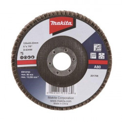 Makita apaļš slīpripas D-63498 125x22,23mm 80