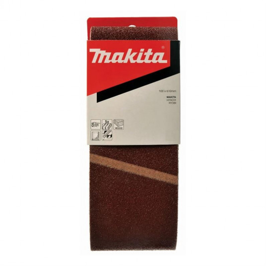 Makita slīpēšanas lente P-36902, Nr. 80, 610 x 100, 5 gab.