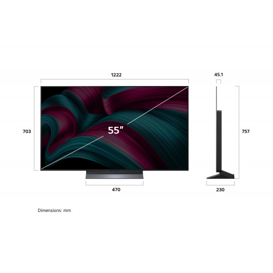 Televīzija LG OLED55C51LA OLED 55" Smart