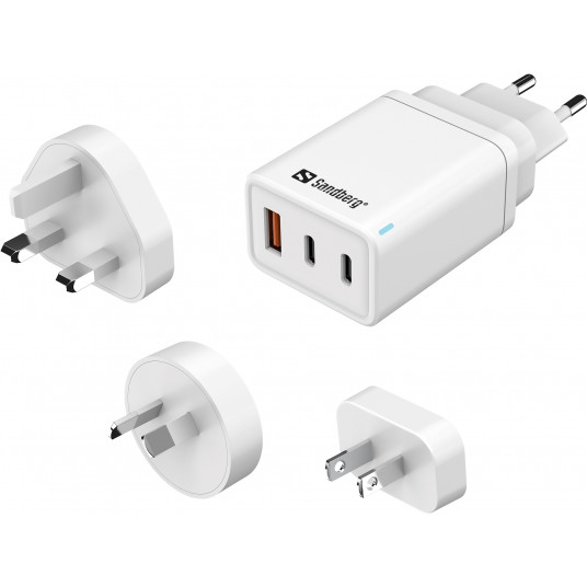 Sandberg 441-59 3in1 TravelCharger EU+UK+US+AUS+AUS