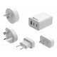 Sandberg 441-59 3in1 TravelCharger EU+UK+US+AUS+AUS