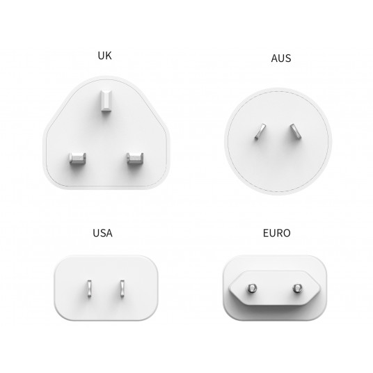 Sandberg 441-59 3in1 TravelCharger EU+UK+US+AUS+AUS