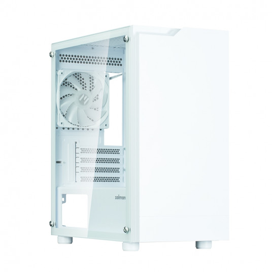 Zalman T4 Plus White  Mini Tower Case, 120mm ARGB Fan x1
