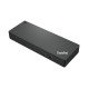 Lenovo 40B00300EU piezīmjdatora dokstacija/savienotāju replikators ar vadu Thunderbolt 4 melns, sarkans