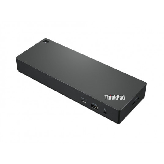 Lenovo 40B00300EU piezīmjdatora dokstacija/savienotāju replikators ar vadu Thunderbolt 4 melns, sarkans