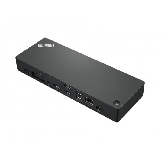 Lenovo 40B00300EU piezīmjdatora dokstacija/savienotāju replikators ar vadu Thunderbolt 4 melns, sarkans