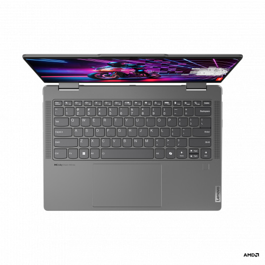Klēpjdators Lenovo Yoga 7 2-in-1 14AHP9, AI-Powered Gaming PC, 14 WUXGA, AMD Ryzen 7, RAM 16GB, 512GB SSD, AMD Radeon 780M Graphics, Windows 11 Home, Grey 83DK002TPB