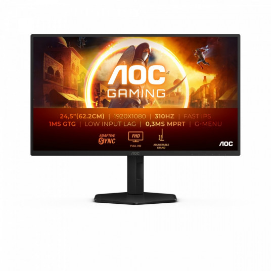 AOC 25G4SXU - 24,5" | IPS | Full HD | 0,3 ms | 310 Hz