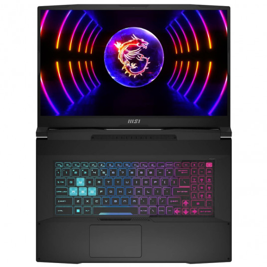 MSI Katana 17 B13VGK-825 — 17,3 collu FHD 144 Hz displejs, Intel Core i7-13620H, 16 GB DDR5 RAM, 1 TB SSD, NVIDIA RTX 4070, FreeDOS