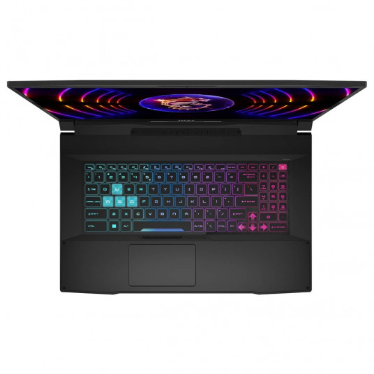 MSI Katana 17 B13VGK-825 — 17,3 collu FHD 144 Hz displejs, Intel Core i7-13620H, 16 GB DDR5 RAM, 1 TB SSD, NVIDIA RTX 4070, FreeDOS
