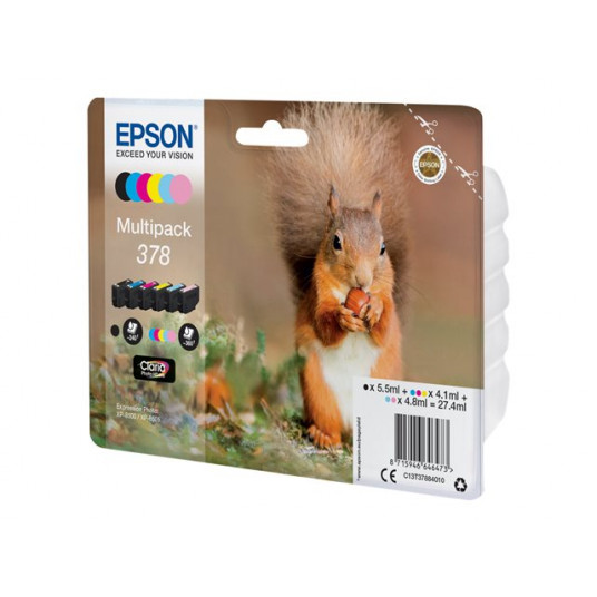 EPSON 1LB 378 Mpack Ink Cartridge w/s