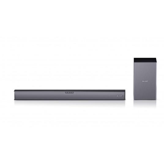 Sharp | HT-SBW182 2.1 Slim Soundbar | Black | No | AUX in | Bluetooth | HDMI, Optical, Bluetooth | 160 W | Wireless connection
