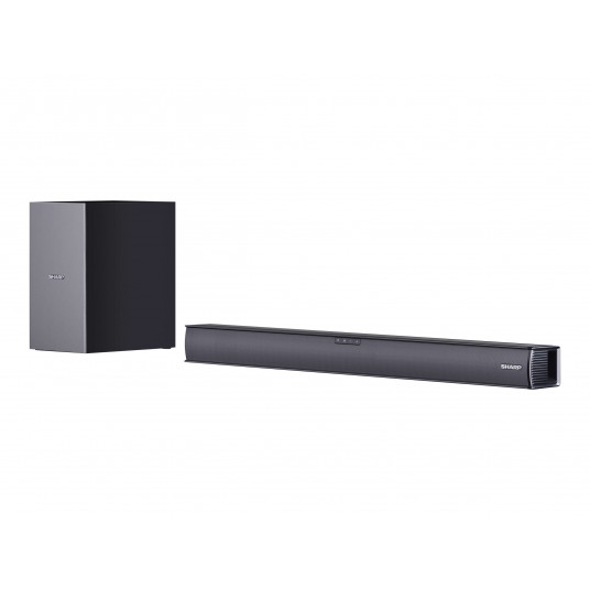 Sharp | HT-SBW182 2.1 Slim Soundbar | Black | No | AUX in | Bluetooth | HDMI, Optical, Bluetooth | 160 W | Wireless connection