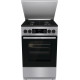 Gorenje plīts | GK5C42SH | Gāzes plīts tips | Elektriskā cepeškrāsns | Pelēka | Platums 50 cm | Dziļums 59,4 cm | 70 L