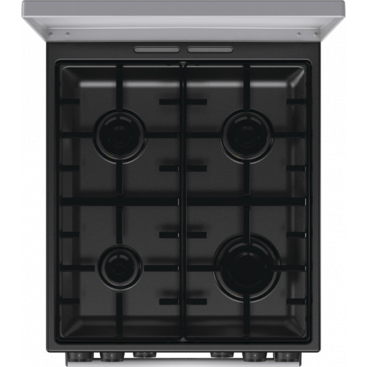 Gorenje plīts | GK5C42SH | Gāzes plīts tips | Elektriskā cepeškrāsns | Pelēka | Platums 50 cm | Dziļums 59,4 cm | 70 L