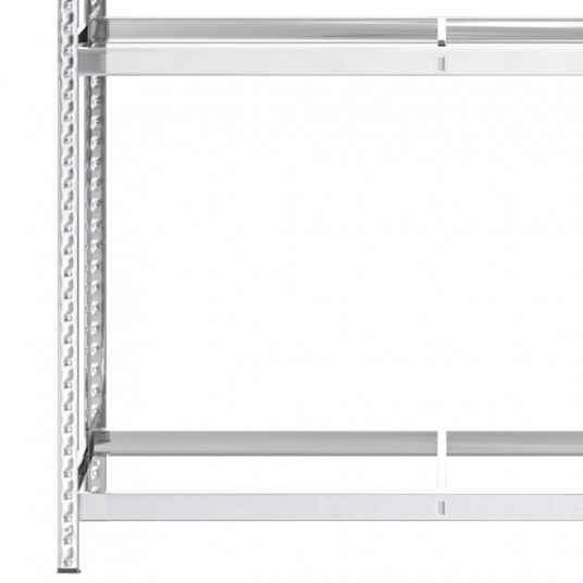 2-līmeņu riepu plaukti, sudrabaini, 110x40x180 cm, tērauds