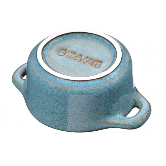 Staub Mini Cocotte Round 4 gab. - 200 ml 40508-160-0 Antīks tirkīzs