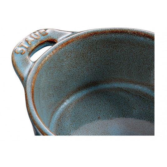 Staub Mini Cocotte Round 4 gab. - 200 ml 40508-160-0 Antīks tirkīzs