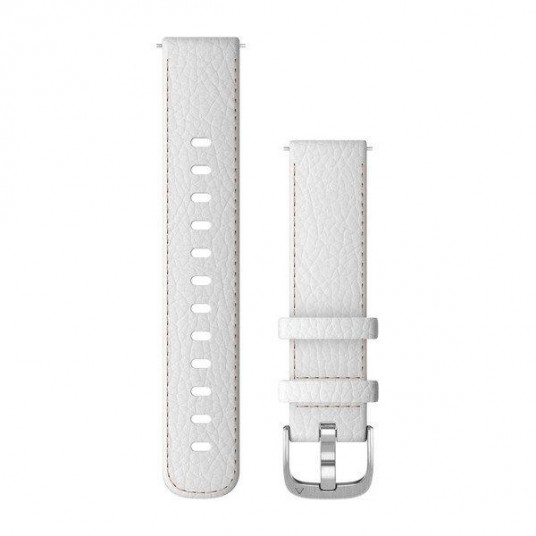 Garmin QuickFit 18mm Pulksteņa siksniņa, Balta āda