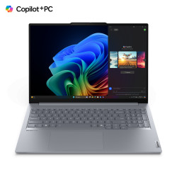 Klēpjdators Lenovo ThinkBook 16 G7 QOY, AI Copilot+ PC, 16 WUXGA, Snapdragon X Plus X1P-42-100, RAM 16GB, 512GB SSD, Qualcomm Adreno GPU, Windows 11 Pro, Luna Grey 21NH0005GE
