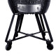 Grils Kamado BIGGRILL Pro 23.5" melns + pārsegs, pelnu tīrīšanas rīks, vistas turētājs, multi-sistēma, pelnu savākšanas rīks