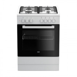 Gāzes plīts ar elektriskā virsmu BEKO FSE62120DW