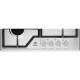 Gāzes plīts virsma ELECTROLUX KGS6426SX