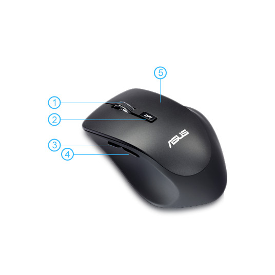 Pele Asus WT425 Optical Black