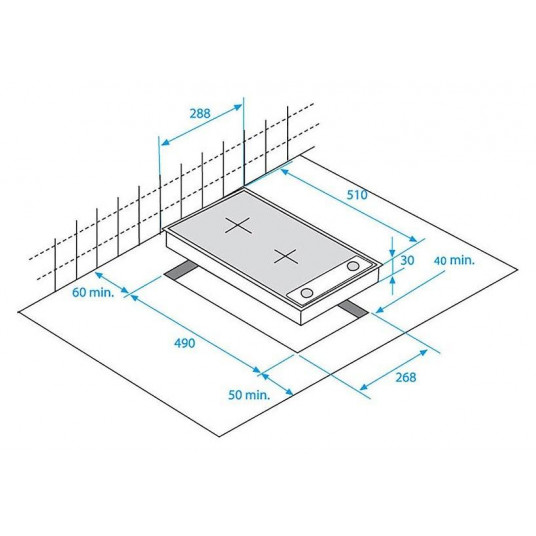 Gāzes plīts virsma BEKO HDCG 32220 FX